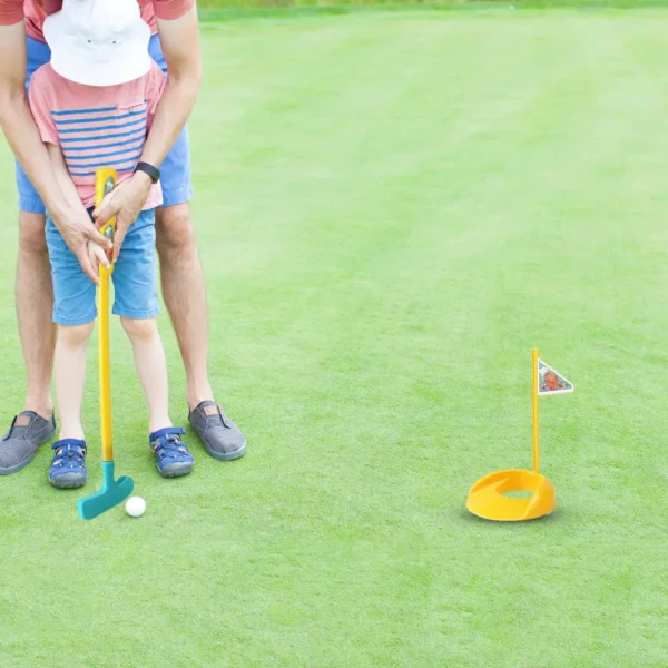 Kids ABS Golf Set Parent-child Toys Outdoor Sports Toys Interactive Fitness Games Early Educational Activities Toys for Kids